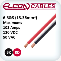 Battery and Starter Cable 6AWG 100m Rolls