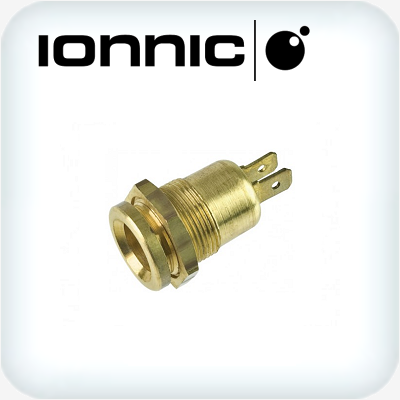 Din Socket Brass Panel Mount No Cap 12A