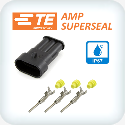 AMP Superseal Socket Kit 3 Contacts