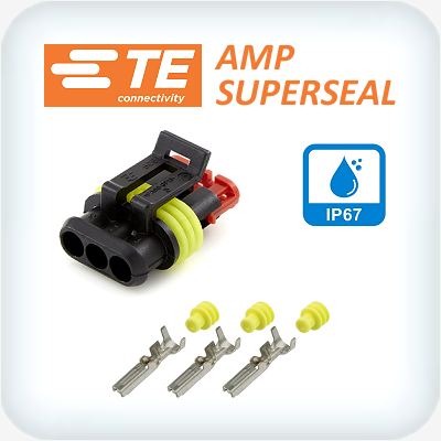 AMP Superseal Plug Kit 3 Contacts