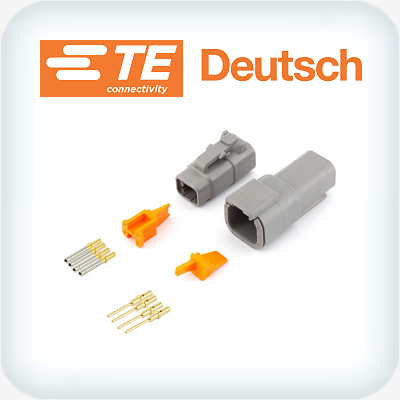 DTM4 Kit 4 Way 0.2-0.5mm² Au Plated Contacts